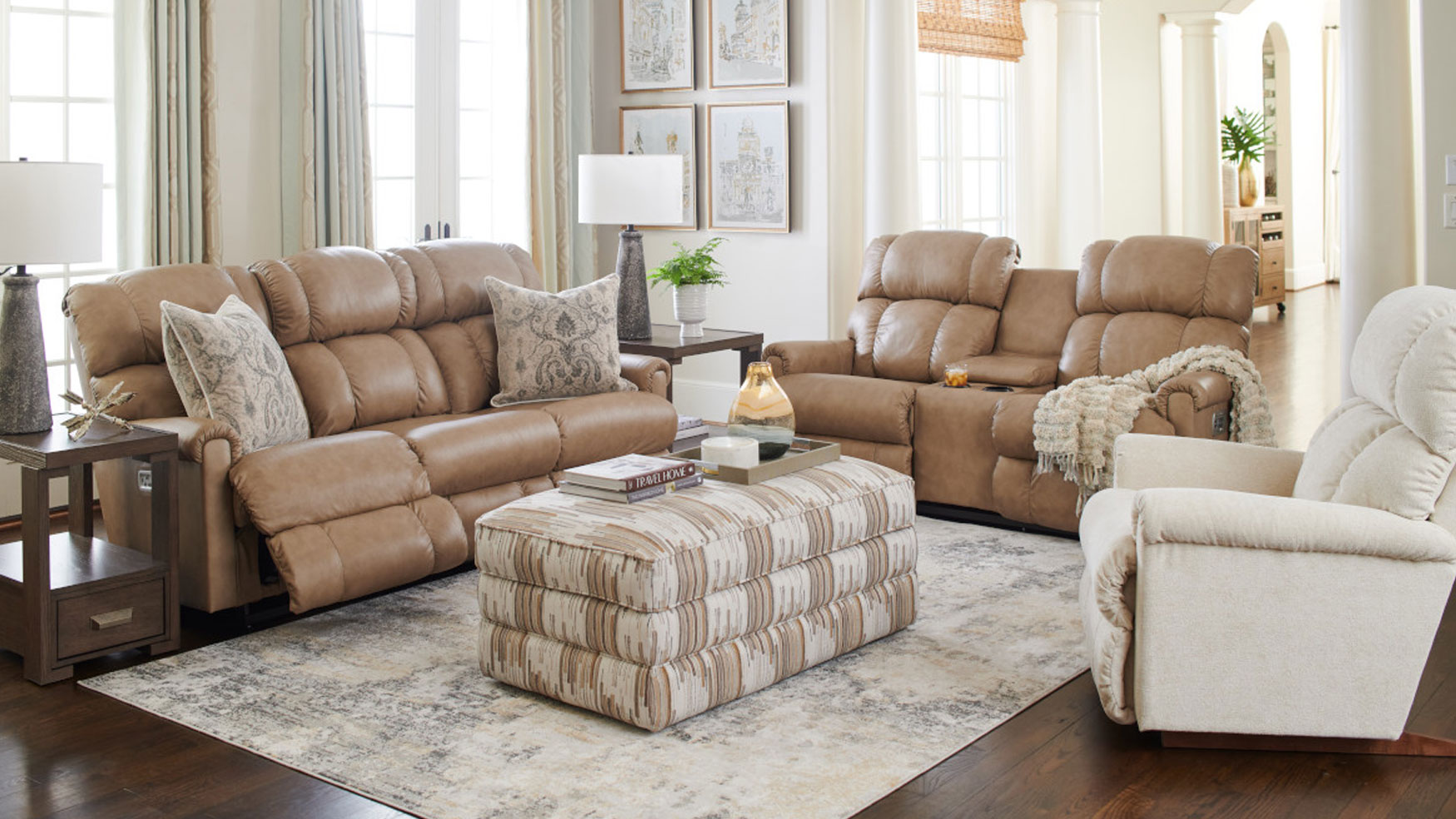 lazboy sofa set