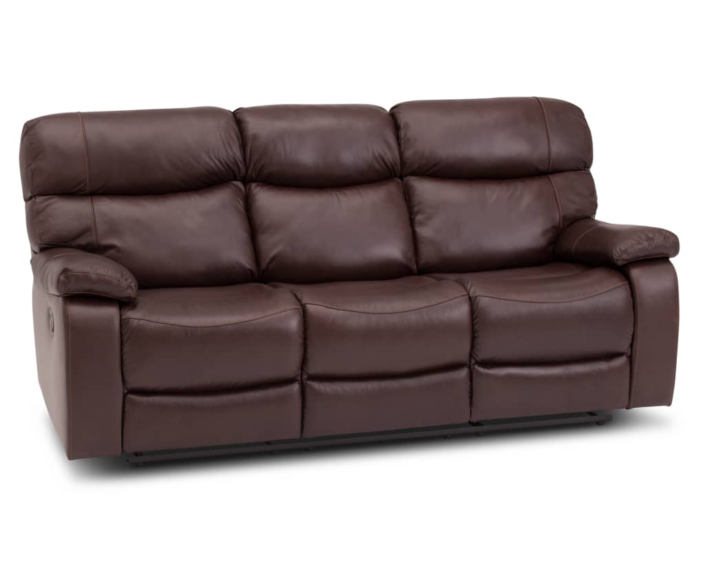 Truman Leather Reclining Sofa | Furniture Row