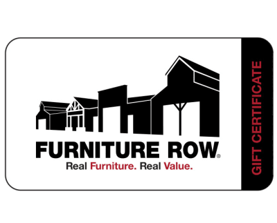 Product page for Furniture Row Gift Certificate