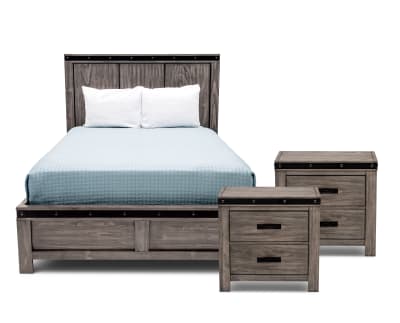 Product page for Gunsmoke Bedroom Set