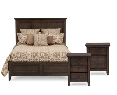 Product page for Bering Panel Bedroom Set