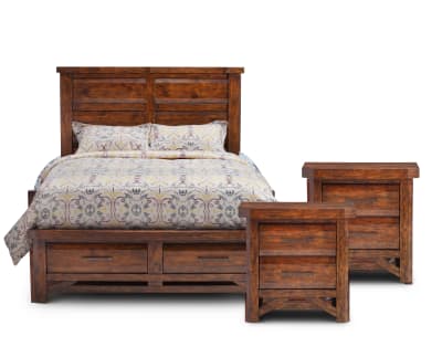 Product page for Bear Creek Storage Bedroom Set