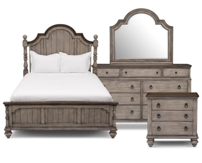 Product page for Webster 4 Pc. Bedroom Set