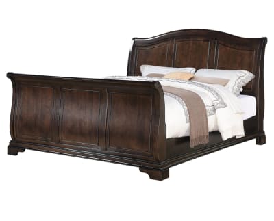 Product page for Conley Sleigh Bed