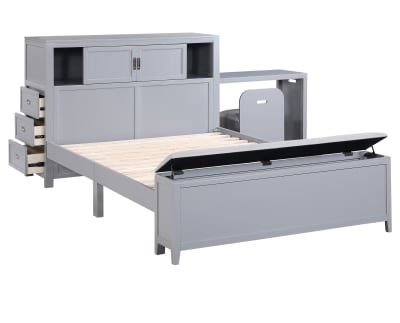 Product page for Dailany Bookcase Bed