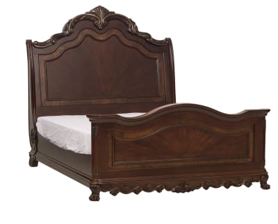 Product page for Heston Sleigh Bed