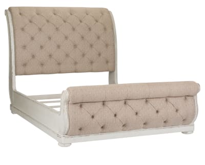 Product page for Abbotsford Upholstered Sleigh Bed