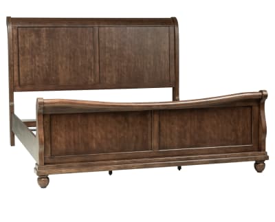 Product page for Columbus Sleigh Bed