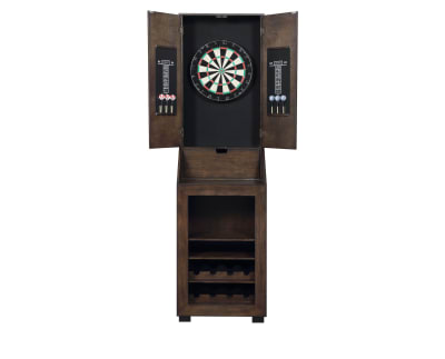 Product page for Tony Dart Board Cabinet