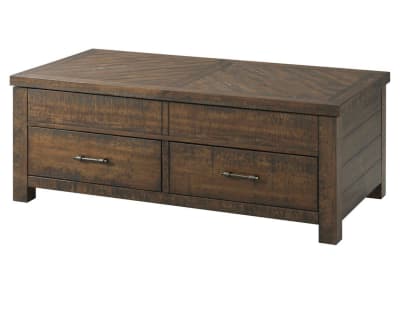 Product page for Jackson Hole Lift Top Coffee Table