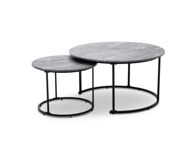 Product page for Parker Nesting Coffee Tables