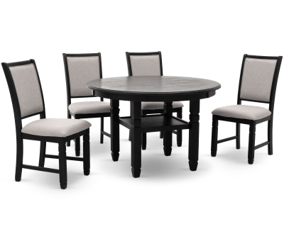 Product page for Grammercy Park 5 Pc. Round Dining Set