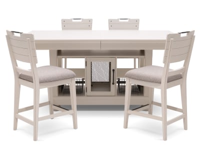 Product page for Blanco Peak 5 Pc. Counter Height Dining Set