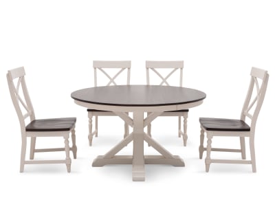 Mountain Home 5 Pc. Round Dining Set Furniture Row