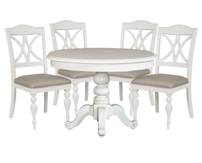 Product page for Summersville 5 Pc. Round Dining Room Set