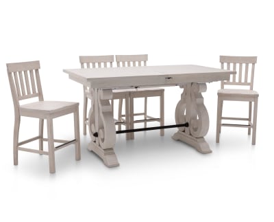 Product page for Flagstaff 5 Pc. Counter Height Dining Set