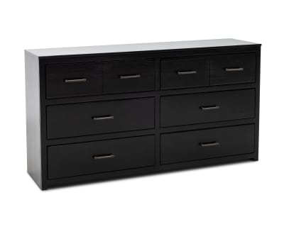 350 dress up kit black Chest Of Drawers Black Dresser6 Drawer Chest With Wide Storage, Modern main image 1