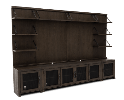 Product page for Urban Forge 6 Pc. Entertainment Wall