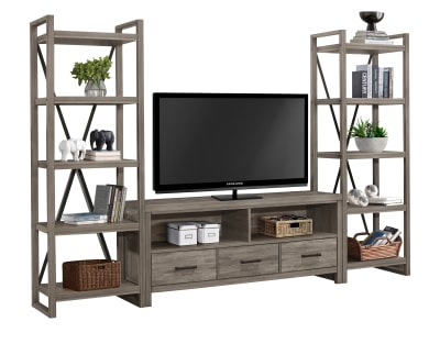 Product page for Rockfall 3 Pc. Entertainment Wall