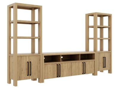 Product page for Whistler 3 Pc. 74" Entertainment Wall