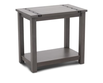Product page for Gunsmoke Chairside End Table