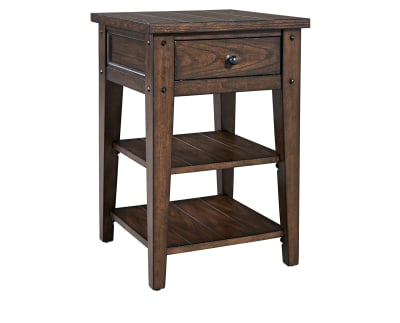 Product page for Lake Ozark Drawer Chairside End Table
