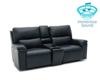 Product page for Harmonic Home Theater Power Console Loveseat