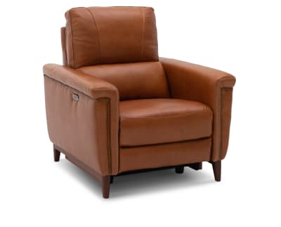 Product page for Calypso Leather Power Recliner
