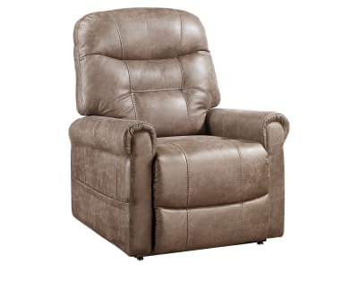 Product page for Oscar Power Lift Recliner