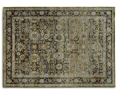 Product page for Andorra Olive Traditional Rug
