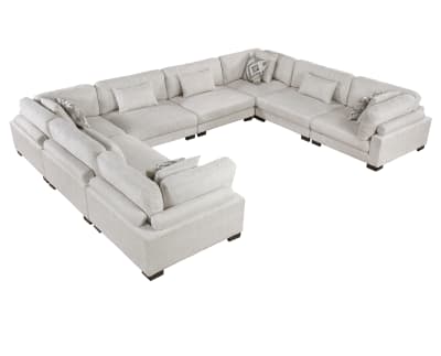 Product page for Tinsley 8 Pc. Sectional