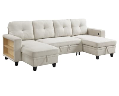 Product page for Venturini 4 Pc. Double Chaise Sectional