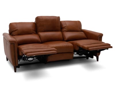 Calypso Leather Power Reclining Loveseat Furniture Row