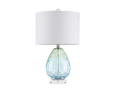 Product page for Borel Ombre Glass Table Lamp