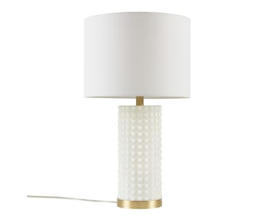 Product page for Grace Ivy Textured Dot Table Lamp