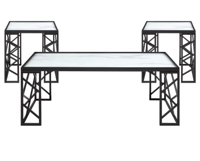 Product page for Torli 3 Pc. Coffee Table Set