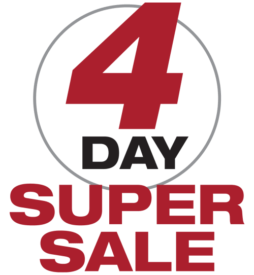 4 Day Super Sale