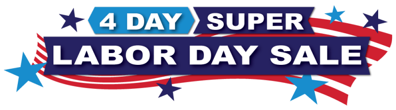 4 Day Super Labor Day Sale