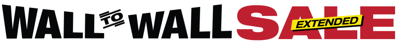 Extended Wall to Wall Sale