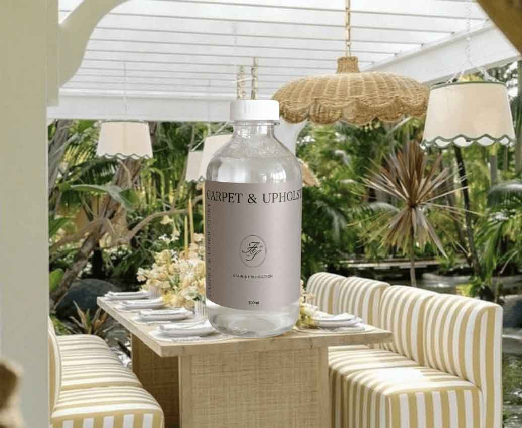 full bottle of carpet & upholstery cleaner