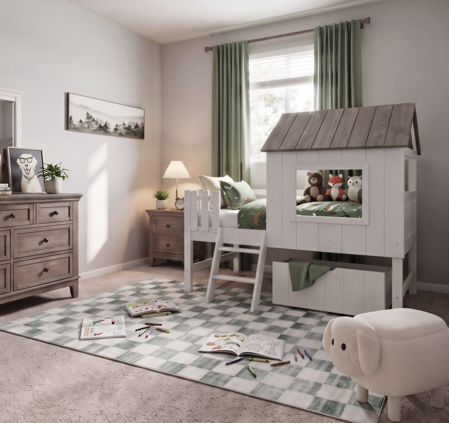 Virtual Staging of kids room in 2026 Denver St. Jude Dream Home