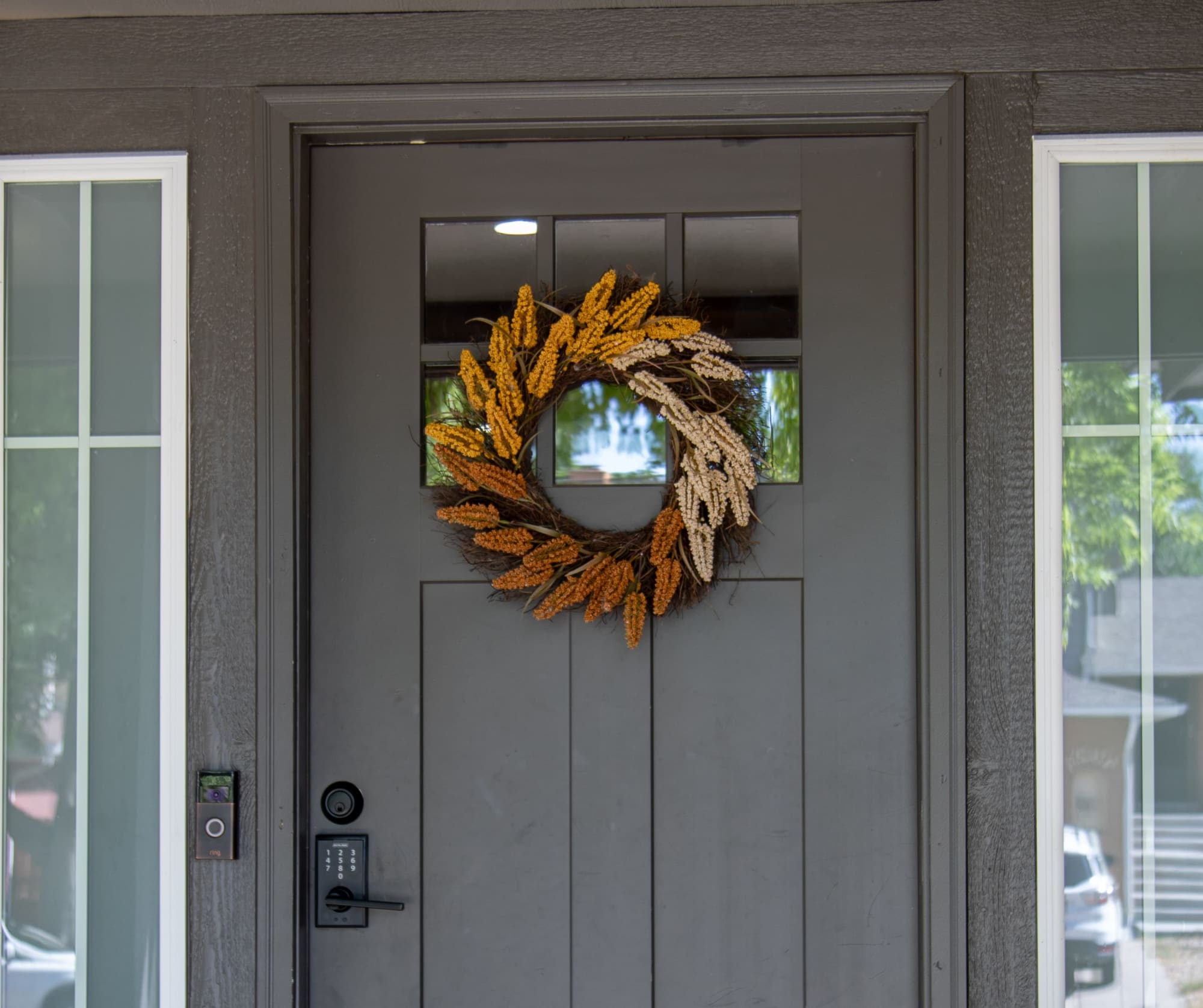 The front door of Kate's Real Spaces Home