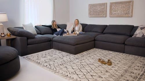 Charcoal Gray Modular Seating