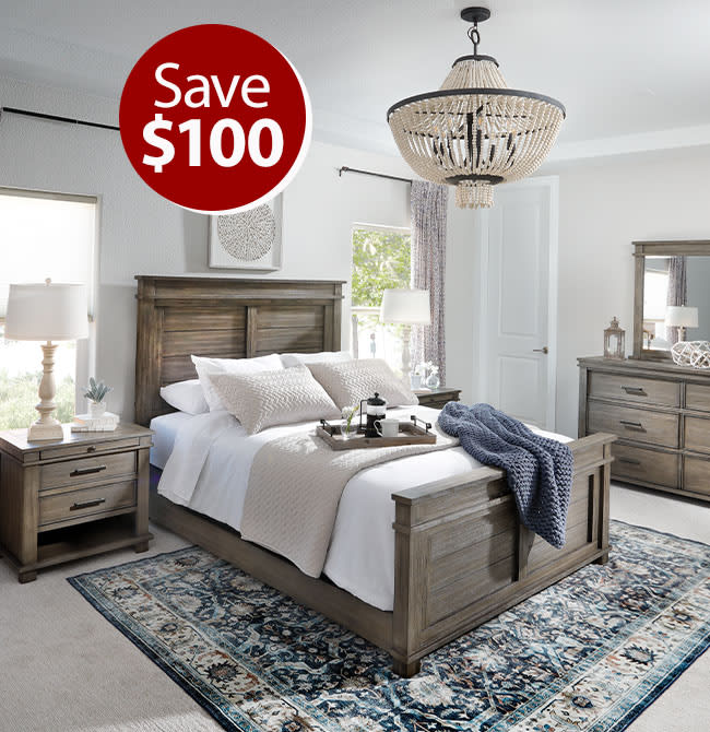 Save $100 on Conifer Panel Bed