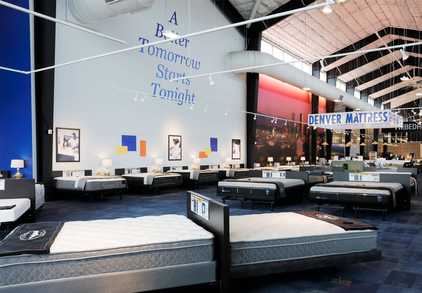 Denver Mattress Store Interior