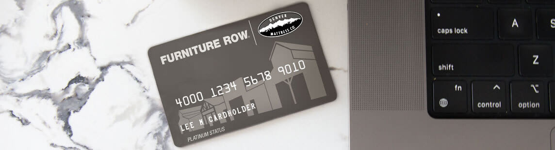 Furniture Row and Denver Mattress Credit Card