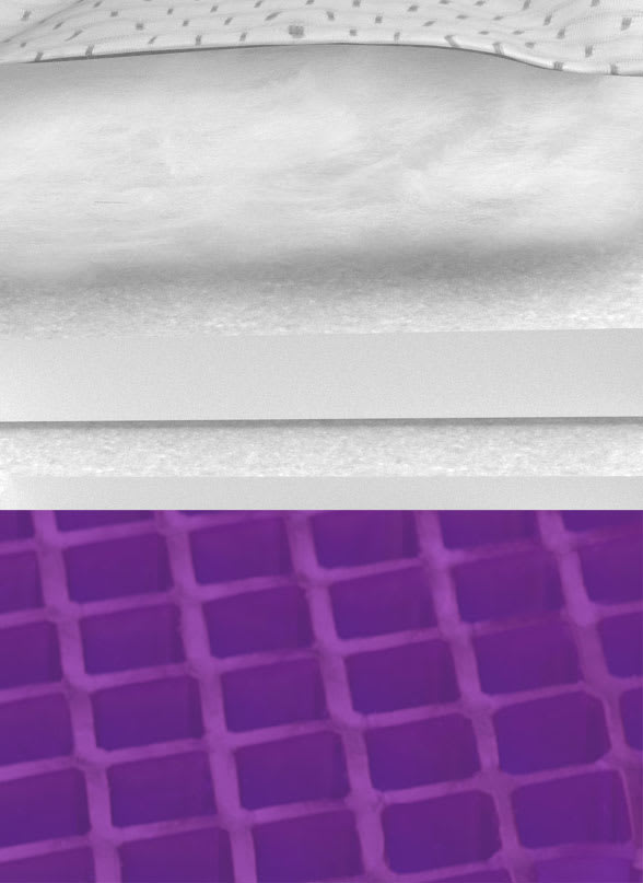 comfort layers close up