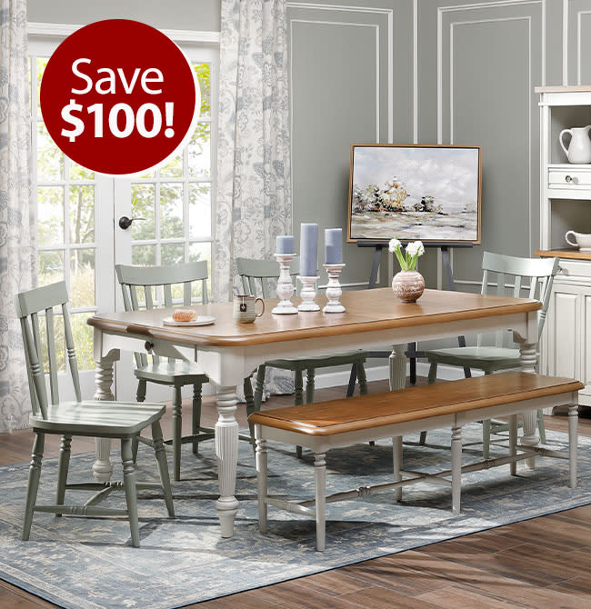 Save $100 On Meadow Lake 5 Pc. Dining Room Set