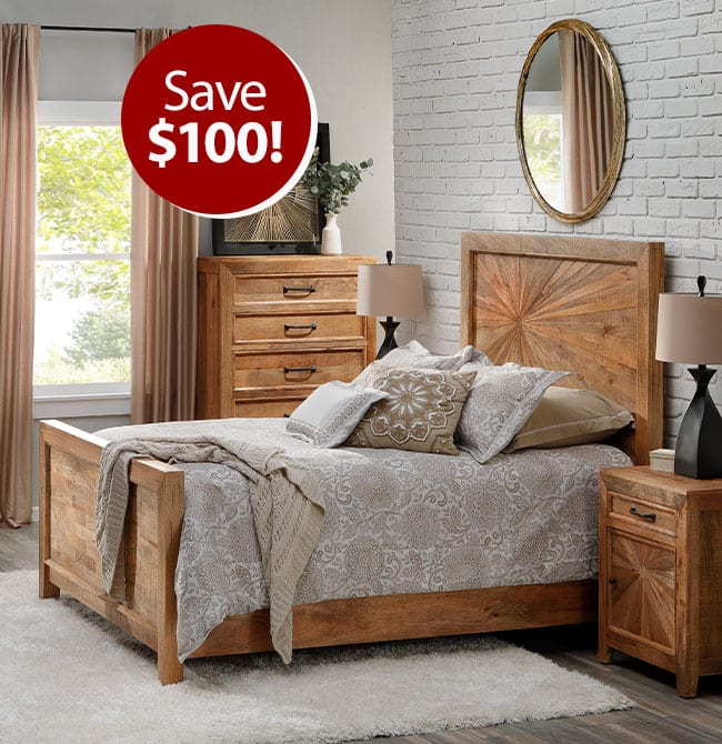 Save $100 on Sol Panel Bed