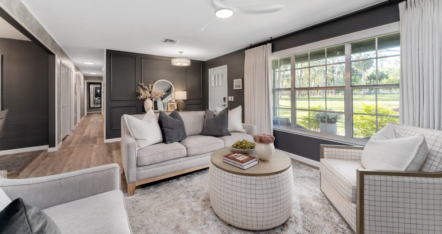 Delray Sofa in Kelli Bateman's Airbnb